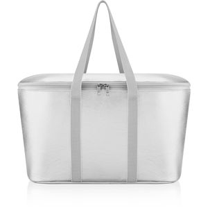 Produktbild für Kühltasche Reisenthel Coolerbag silver crackle, faltbar