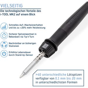 Produktbild für Lötstation Ersa 0IC1105A, i-CON 1 MK2, Set