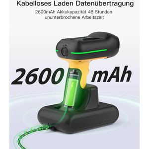 Produktbild für Barcode-Scanner Inateck BCST-75S_black, kabellos