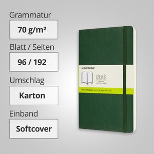 Produktbild für Notizbuch Moleskine Classic Collection Large, Karton Softcover