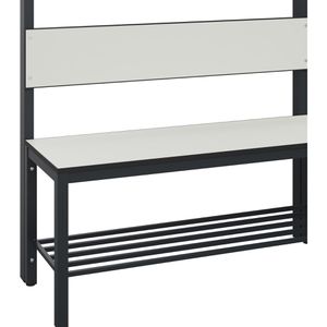 Produktbild für Umkleidebank CP-Möbel 8060-110, Sitzfläche Holz, 100 cm
