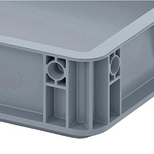 Produktbild für Eurobox AUER EG 64/75, grau, 15 Liter