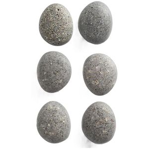 Produktbild für Magnete Zeller 11219 Stone, Polyresin, grau
