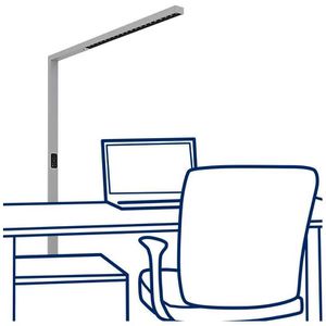 Produktbild für Stehlampe Rolf-Kern Clever Pro, LED, silber, 197 cm