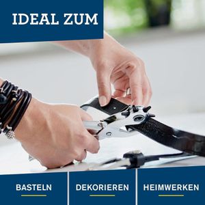 Produktbild für Lochzange Rapid RP03, 5001724, Revolverlochzange