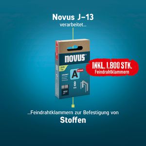 Produktbild für Handtacker Novus-Tools J-13, 030-0456, Set