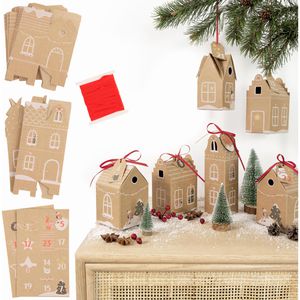 Produktbild für Adventskalender Folia 9385, Hygge Dorf