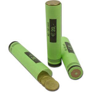 Münzhülsen effektivo 10112, für Rollgeld