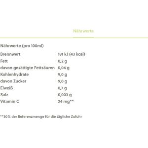 Produktbild für Saft albi milde Orange, ohne Zuckerzusatz