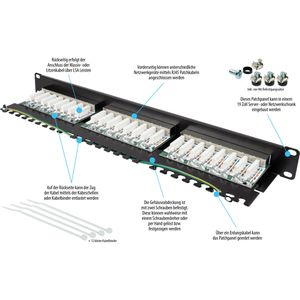 Produktbild für Patchpanel Good-Connections GC-N0139, Cat 6