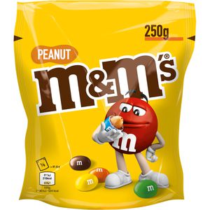 MundMs Schokobonbons Peanut, Erdnüsse in Milchschokolade, 250g
