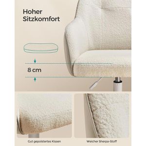 Produktbild für Bürostuhl Songmics OBG019W01