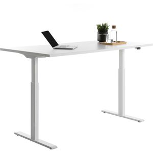 Produktbild für Schreibtisch Topstar E-Table, weiß / weiß