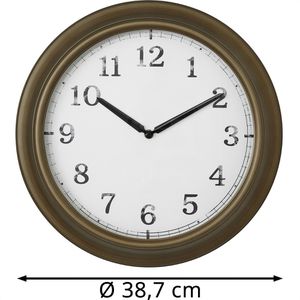 Produktbild für Wanduhr TFA 60.3066.53 outdoor, Aluminium, analog, Quarzuhr
