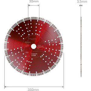 Produktbild für Trennscheibe Prodiamant Turbo, Universal Pro15