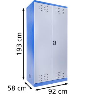Produktbild für Umweltschrank Güde Typ II, 40695, lichtgrau