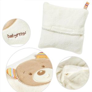 Produktbild für Wärmekissen Fehn Teddy, 16 x 16 cm, mit Kirschkernen