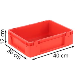 Produktbild für Eurobox Alpha-Paletten Silverline, rot, 10 Liter