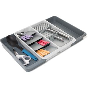 Besteckkasten JosephJoseph DrawerStore, grau, aus Kunststoff