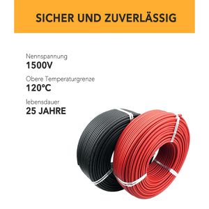 Produktbild für Solarkabel EnjoySolar H1Z2Z2-K, bis 1000 V, 5 m