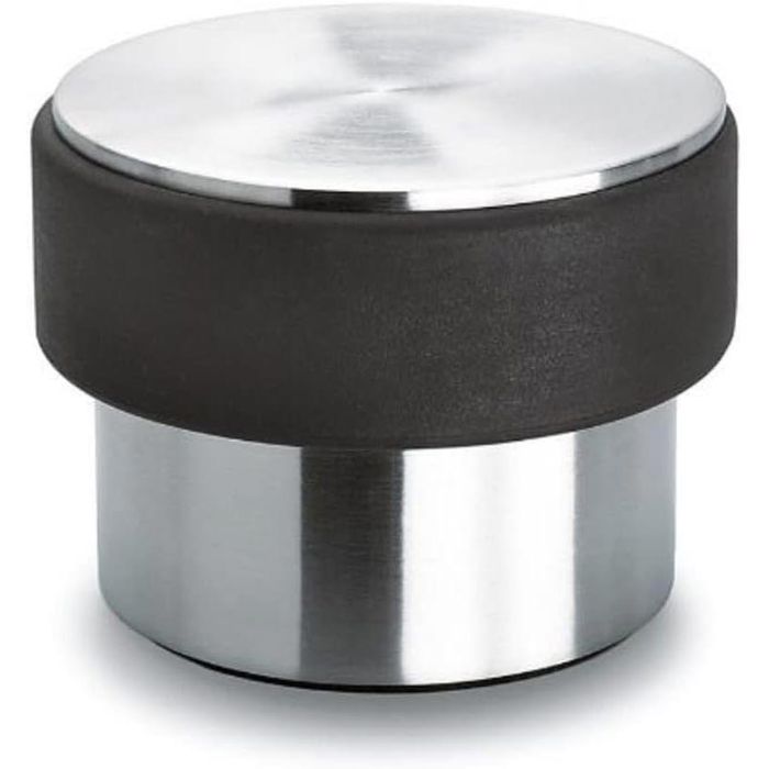 Blomus Trstopper STOP, 68306, Gummi / Edelstahl, fr den Boden,  rutschfest, silber, 7 x 9cm  Bttcher AG
