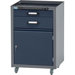 Produktbild für Rollcontainer Küpper 12013, aus Metall, grau / blau