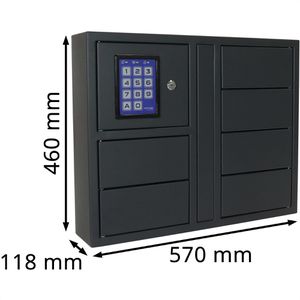 Produktbild für Schlüsseltresor Rottner Key Depot 6, T06504