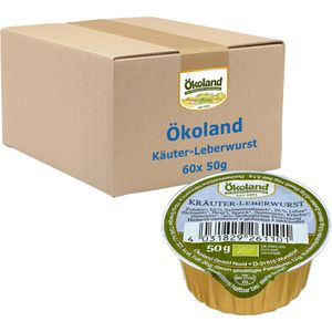 Produktbild für Wurstkonserve Ökoland Kräuter-Leberwurst, BIO