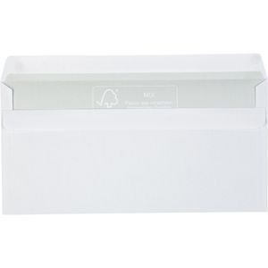 Produktbild für Briefumschläge Idena 10219, weiß, DIN lang