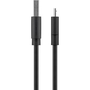 Produktbild für Ladekabel Goobay 72227, schwarz, 1m