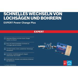 Produktbild für Aufnahmeschaft Bosch Expert Power Change Plus, 2608901966