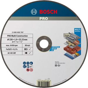Trennscheibe Bosch PRO Multi Material, Bohrungs-Ø 22,23 mm