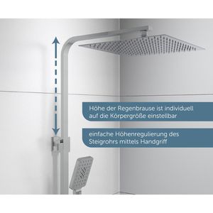 Produktbild für Duschsystem Schütte Ocean, verchromt