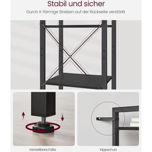 Produktbild für Bücherregal Vasagle LLS101B56, schwarz
