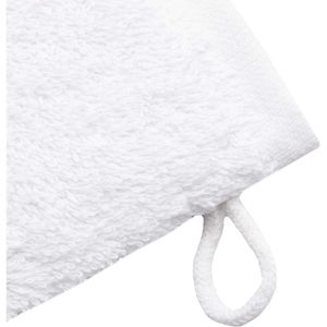 Produktbild für Waschlappen Zollner Amalfi W Set, weiß, 17 x 21 cm