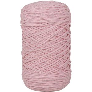 Häkelgarn Rayher 42009270 Braidy Recycling Garn 2 mm puderrosa