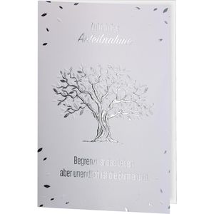 Produktbild für Trauerkarten bsb 811420-2, mit Spruch