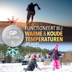 Produktbild für Knopfzelle GP Batteries CR2450