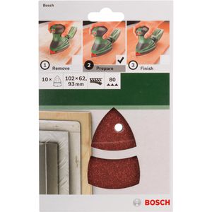 Produktbild für Schleifpapier Bosch 2609256A63, Körnung 80