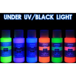 Produktbild für Acrylfarben Artecho Acrylic Paint Neon