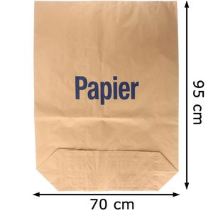 Produktbild für Müllsäcke Böttcher-AG Aufdruck Papier, 120 Liter
