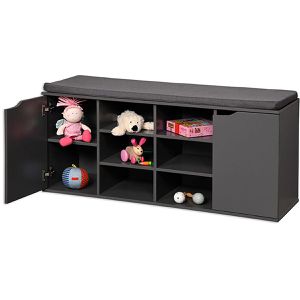 Produktbild für Schuhbank Kesper 15919, grau, aus Holz