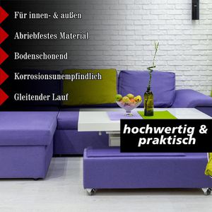 Produktbild für Möbelrolle PRIOstahl mit Anschraubplatte, 4-teilig