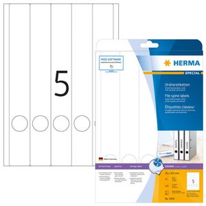 Rückenschilder Herma 4830, Inkjet, weiß