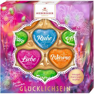 Pralinen Niederegger Herzen Glücklichsein, 10 Stück