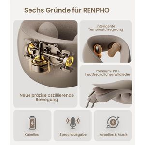 Produktbild für Nackenmassagegerät RENPHO U-Neck Mini, RP-L001, mit Akku