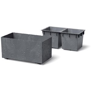 Produktbild für Pflanzkasten Prosperplast Sierra Case Beton grau