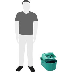 Produktbild für Putzeimer Leifheit Wischtuchpresse 55080, 8 Liter