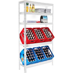 Getränkekistenregal PROREGAL Bodensee, für 6 Kisten