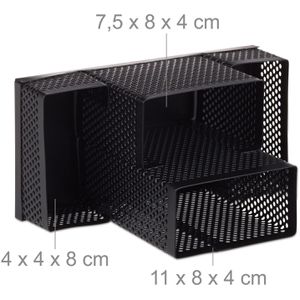 Produktbild für Stiftehalter Relaxdays 10022488, Mesh